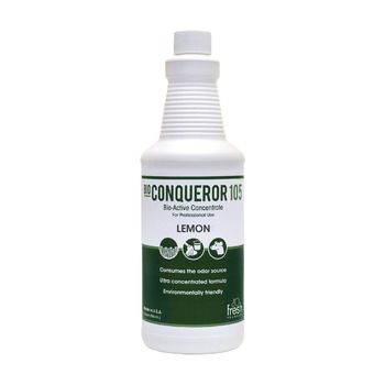 PRODUCTS | Fresh Products 105Q-F-000I012M-10 Bio Conqueror 105 32 oz Bottle Enzymatic Odor Counteractant Concentrate - Citrus (12/Carton)