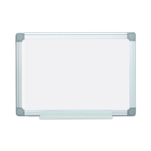 White Boards | MasterVision MA0200790 Earth Silver 24 in. x 18 in. Easy Clean Dry Erase Boards - White Surface/Satin Aluminum Frame image number 0