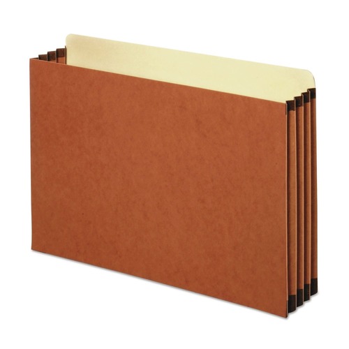 Report Covers & Pocket Folders | Pendaflex FC1526P 3.5 in. Expansion Legal Size File Cabinet Pockets - Redrope (10/Box) image number 0