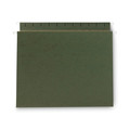 File Folders | Smead 64259 2 in. Capacity Letter Size Box Bottom Hanging File Folders - Standard Green (25/Box) image number 3