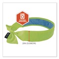 Safety & First Aid | Ergodyne 12566 Chill-Its 6700CT One Size Fits Most Cooling Bandana PVA Tie Headband - Lime image number 6