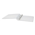 Binders | Universal UNV20744 1-1/2 in. Capacity 11 in. x 8-1/2 in. 3 Slant Ring View Binder - White image number 2