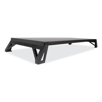 Allsop 32511 24 in. x 11 in. x 2 in. to 3 in. Supports 30 lbs. Lo Riser Monitor Stand for 32 in. Monitors - Black