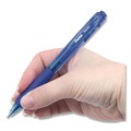 Pens | Pentel BK440-C Medium 1 mm Retractable WOW! Ballpoint Pen - Blue Ink, Translucent Blue/Blue Barrel (1-Dozen) image number 2