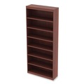 Office Filing Cabinets & Shelves | Alera ALEVA78436MC Valencia Series 35.63 in. x 11.81 in. x 83.86 in. 7-Shelf Square Corner Bookcase - Cherry image number 2