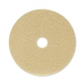 Cleaning & Janitorial Accessories | Boardwalk BWK4020ULT 20 in. Diameter Burnishing Floor Pads - Tan (5/Carton) image number 1