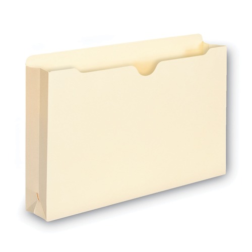 File Jackets & Sleeves | Smead 75607 Straight Tab 100% Recycled Top Tab File Jackets - Legal, Manila (50/Box) image number 0