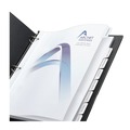 Dividers & Tabs | Avery 11554 Print-On 11 in. x 8.5 in. 8-Tab 3-Hole Customizable Punched Dividers - White (200/Pack) image number 3