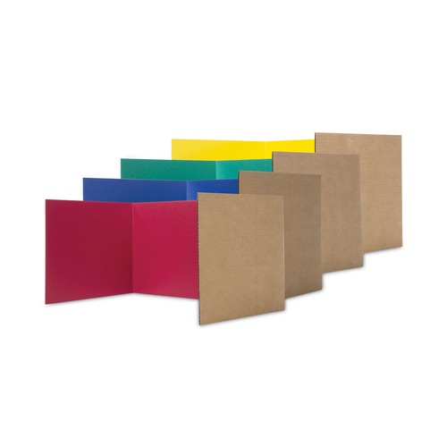 Office & Office Supplies | Flipside 60045 48 in. x 12 in. Study Carrel - Assorted Colors (24/Pack) image number 0
