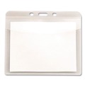 Label & Badge Holders | Advantus 75603 4.5 in. x 4 in. PVC-Free Horizontal Badge Holders - Clear (50/Pack) image number 2