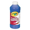 Acrylic & Tempera Paint | Crayola 54-1216-042 16 oz Premier Tempera Paint - Blue image number 0