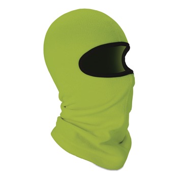 Ergodyne 16829 N-Ferno 6821 One Size Fits Most Fleece Balaclava Face Mask - Lime