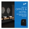 Paper Towel Holders | Scott 46253 Essential 13.06 in. x 11 in. x 16.94 in. Manual Hard Roll Towel Dispenser - Black (1/Carton) image number 9