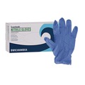 Disposable Gloves | Boardwalk 380MCTA 4 mil. Disposable General-Purpose Nitrile Gloves - Medium, Blue (1000/Carton) image number 2