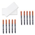 Back to School Sale | Tombow Mono 56412 Chisel/Bullet Tip Edge Highlighters - Red Barrel/Red Ink (10/Box) image number 2