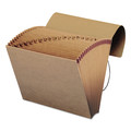 File Folders | Smead 70121 Letter Size 1/21-Cut Tabs 21 Sections Elastic Cord Closure Indexed Expanding Kraft Files - Kraft image number 2