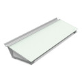 White Boards | Quartet GDP186 18 in. x 6 in. Glass Dry Erase Desktop Computer Pad - White Surface image number 2