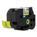 Labels | Brother P-Touch TZE661 1.4 in. x 26.2 ft. TZe Standard Adhesive Laminated Labeling Tape - Black on Yellow image number 1