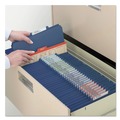 File Folders | Smead 19077 6 SafeSHIELD Fasteners 2 Dividers Legal Size 6-Section Pressboard Top Tab Pocket Classification Folders - Dark Blue (10/Box) image number 4