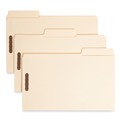 File Folders | Smead 19535 0.75 in. Expansion SuperTab 11-pt Manila Fastener Folders, 2 Fasteners - Legal Size/Manila (50/Box) image number 1