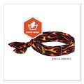 Safety & First Aid | Ergodyne 12341 Chill-Its 6700 One Size Fits Most Cooling Bandana Polymer Tie Headband - Flames image number 6