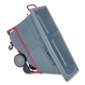 Cleaning Carts | Rubbermaid Commercial 2192465 0.5 cu yd BRUTE DURATILT Frame Tilt Truck Heavy Duty 1400 lb Capacity Gray image number 5
