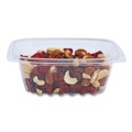 Food Trays, Containers, and Lids | World Centric RDCS12 4.8 in. x 5.9 in. x 2.1 in. 12 oz. PLA Rectangular Plastic Deli Containers - Clear (900/Carton) image number 0