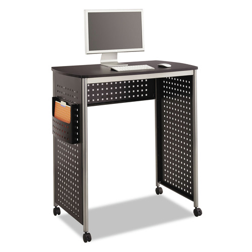 Office Desks & Workstations | Safco 1908BL 39.5 in. x 23.25 in. x 41.75 in. to 42 in. Scoot Stand-Up Desk - Black image number 0