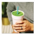 Cutlery | phade 511169 8.5 in. Marine Biodegradable PHA Wrapped Straws - Ocean Blue (1200/Carton) image number 3