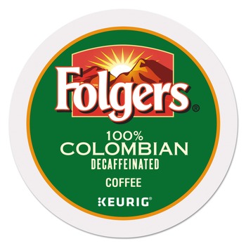 Folgers 5000363988 100% Colombian Decaf Coffee K-Cups (24/Box)
