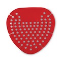 Odor Control | Boardwalk DSP012I072M202143000 Cherry Fragrance Urinal Screen - Red (1 Dozen) image number 1