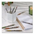 Pens | Zebra 27214 F-301 Signature Series Earthy Tones Fine 0.7 mm. Retractable Ballpoint Pen - Black Ink/Pewter Barrel (4/Pack) image number 5