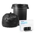 Trash & Waste Bins | Boardwalk H6639SGKR01 33 Gallon 1.1 mil 33 in. x 39 in. Perforated Roll Low-Density Can Liners - Gray (25 Bags/Roll, 4 Rolls/Carton) image number 2