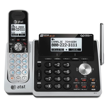 At7t AT&T TL88102 Cordless Digital Answering System-Base-Handset