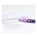 Highlighters | Avery 24060 HI-LITER Desk-Style Chisel Tip Highlighters - Fluorescent Purple Ink/Black Barrel (1-Dozen) image number 5