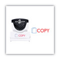 Stamps & Stamp Supplies | ACCUSTAMP2 035532 1.63 in. x 0.5 in. COPY Pre-Inked Shutter Stamp - Red/Blue image number 1