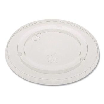 Pactiv Corp. YLP20CNH EarthChoice 9 - 20 oz. No Straw Slot Cold Cup Lids - Clear (1020/Carton)