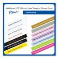 Labels | Brother P-Touch TZE135 TZe 0.47 in. x 26.2 ft. Standard Adhesive Laminated Labeling Tape - White on Clear image number 3