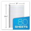 Notebooks & Pads | TOPS 74109 Second Nature 9.5 in. x 6 in. Sheets 1-Subject Medium/College Rule Wirebound Notebooks - Light Blue Cover image number 1