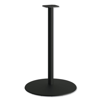 HON HBTTD42.CBK 40.79 in. High Between Round Disc Base for 42 in. Table Tops - Black Mica