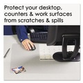 Office Accessories | Artistic 60740MS 17 in. x 12 in. Krystal View Desk Pad with Antimicrobial Protection - Matte Finish, Clear image number 3