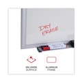 White Boards | Universal UNV44618 24 in. x 18 in. Deluxe Melamine Dry Erase Board - White Surface, Aluminum Frame image number 3