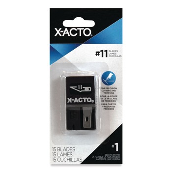 X-ACTO X411 No. 11 Nonrefillable Blade Dispenser (15/Pack)