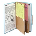 Just Launched | Smead 19081 Pressboard Six-Section Top Tab Classification Folders - Legal, Blue (10/Box) image number 6