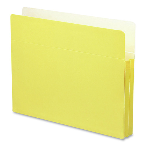 File Folders | Smead 73223 1.75 in. Expansion Colored File Pockets - Letter Size/Yellow image number 0