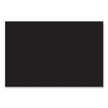 Prang P6323 24 in. x 36 in. 58 lbs. Construction Paper - Black (50/Pack)