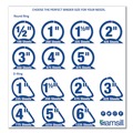 File Folders | Samsill 18917 3 Rings 0.5 in. Capacity 11 in. x 8.5 in. Earth's Choice Plant-Based Round Ring View Binder - White image number 7