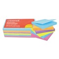 Sticky Notes & Post it | Universal UNV35610 100 Sheet 3 in. x 3 in. Self-Stick Note Pads - Assorted Bright Colors (12/Pack) image number 1