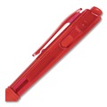 Pens | Pentel BK440-B Medium 1 mm Retractable WOW! Ballpoint Pen - Red Ink, Translucent Red/Red Barrel (1-Dozen) image number 3