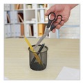 Arts & Crafts Supplies | Westcott 13135 8 in. Long 3.5 in. Cut Length Value Line Stainless Steel Shears - Offset Black Handle image number 5